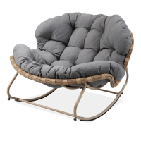 Fotel bujany RODOS Natural/Grey - Focus Garden