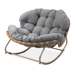 Fotel bujany RODOS Natural/Light Grey - Focus Garden