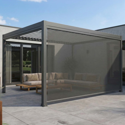 Roleta opuszczana do pergoli PRIMARY 4 m Anthracite - Gutroof