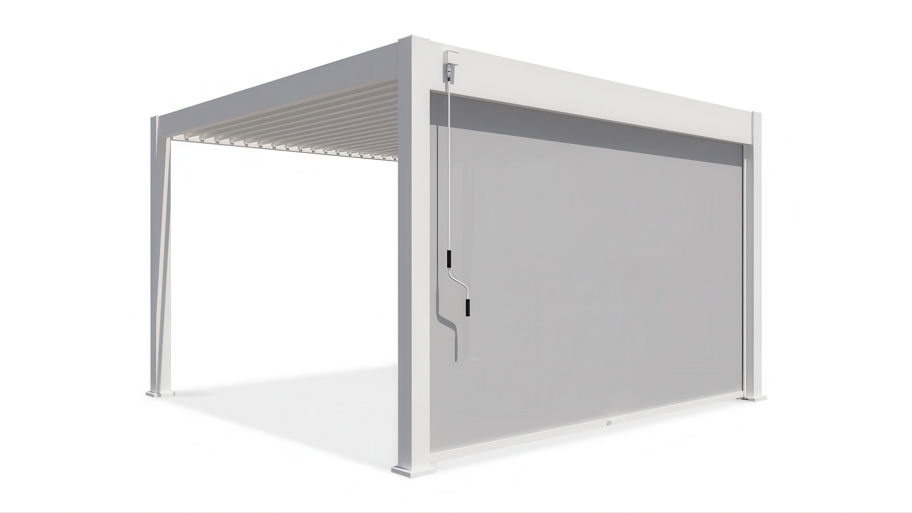 Roleta opuszczana do pergoli ELEGANCE/DELUXE/FUSION 4 m White - Gutroof