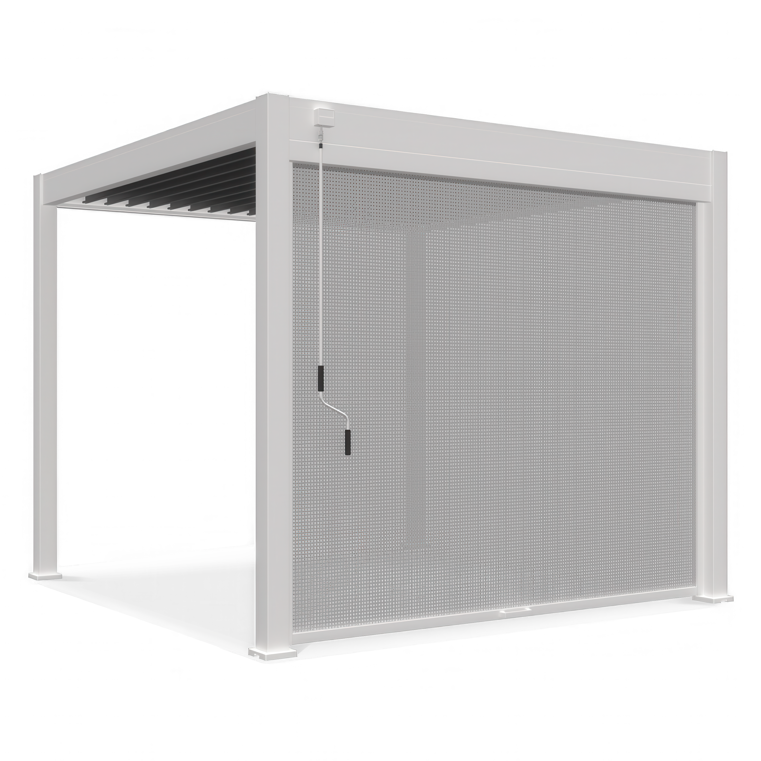 Roleta opuszczana do pergoli ELEGANCE/DELUXE/FUSION 3 m White - Gutroof