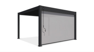 Roleta opuszczana do pergoli ELEGANCE/DELUXE/FUSION 4 m Anthracite - Gutroof