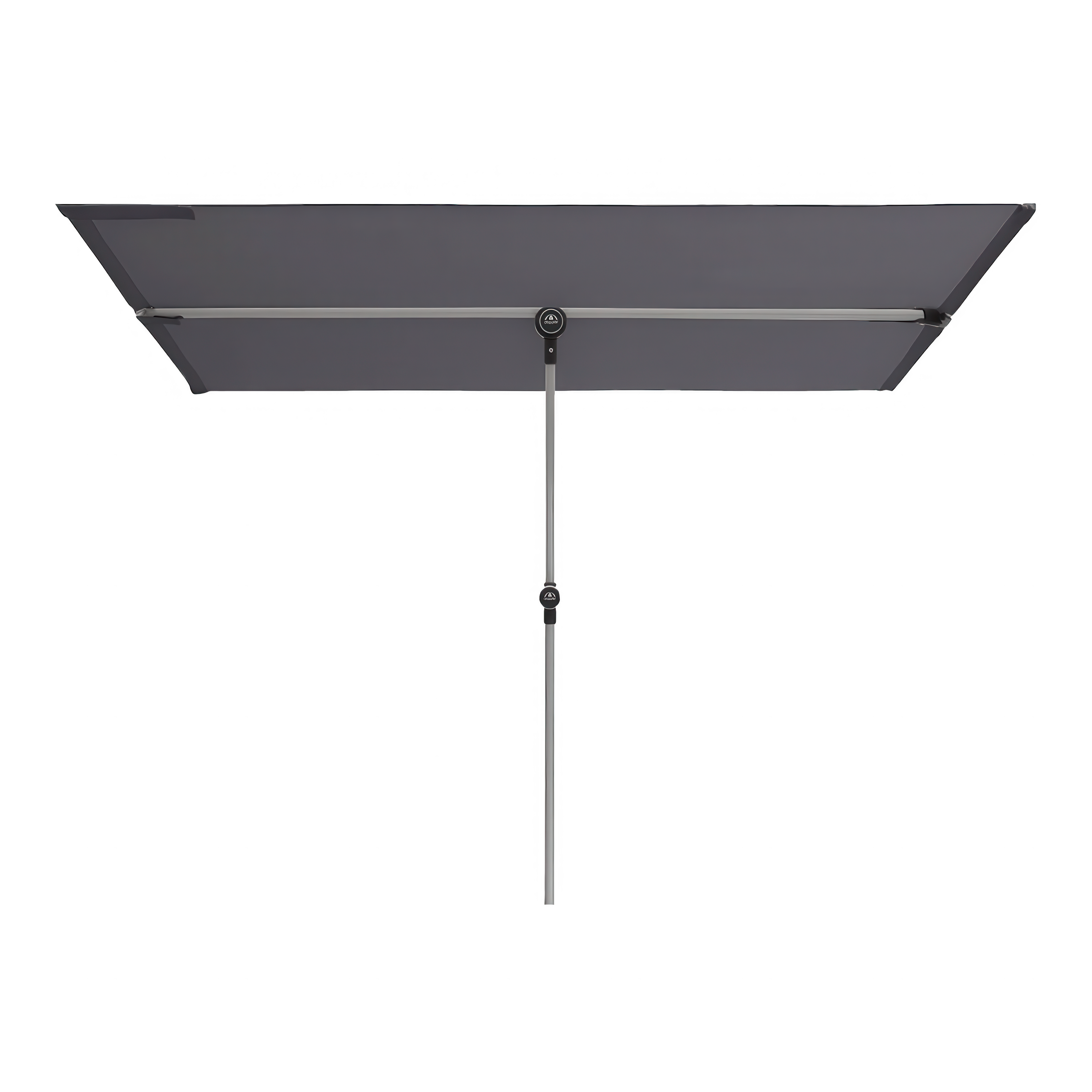 obrotowy parasol ogrodowy w kolorze czarnym