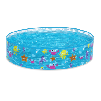 Okrągły basen ze wzorem w ryby dla dzieci
