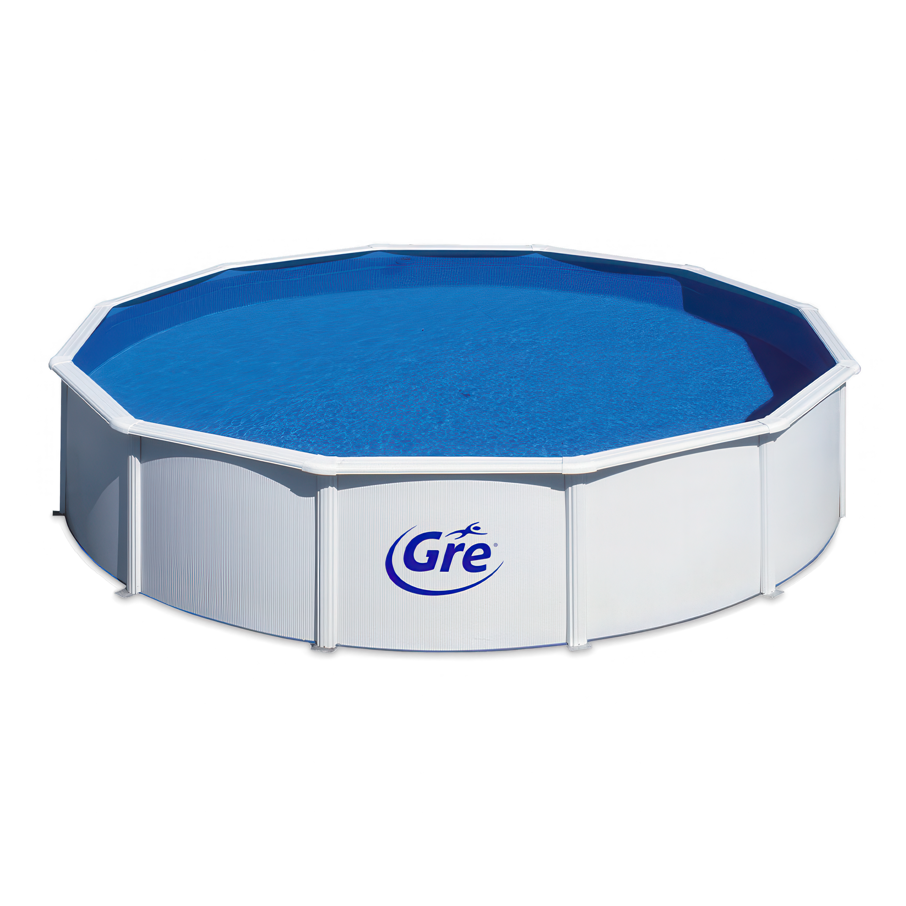 biały basen ogrodowy całoroczny