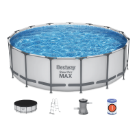 Okrągły basen stelażowy Steel Pro Max 4,57 x 1,22 m zestaw - BESTWAY 56438