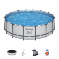 Okrągły basen na stelażu Steel Pro Max 4,88x1,22m - BESTWAY