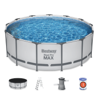 Basen ogrodowy na stelażu STEEL PRO MAX 4x1,2m w zestawie - Bestway 5618W