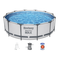 Basen okrągły ze stelażem Steel Pro Max 3,66 x 1,22 m zestaw - BESTWAY 56420