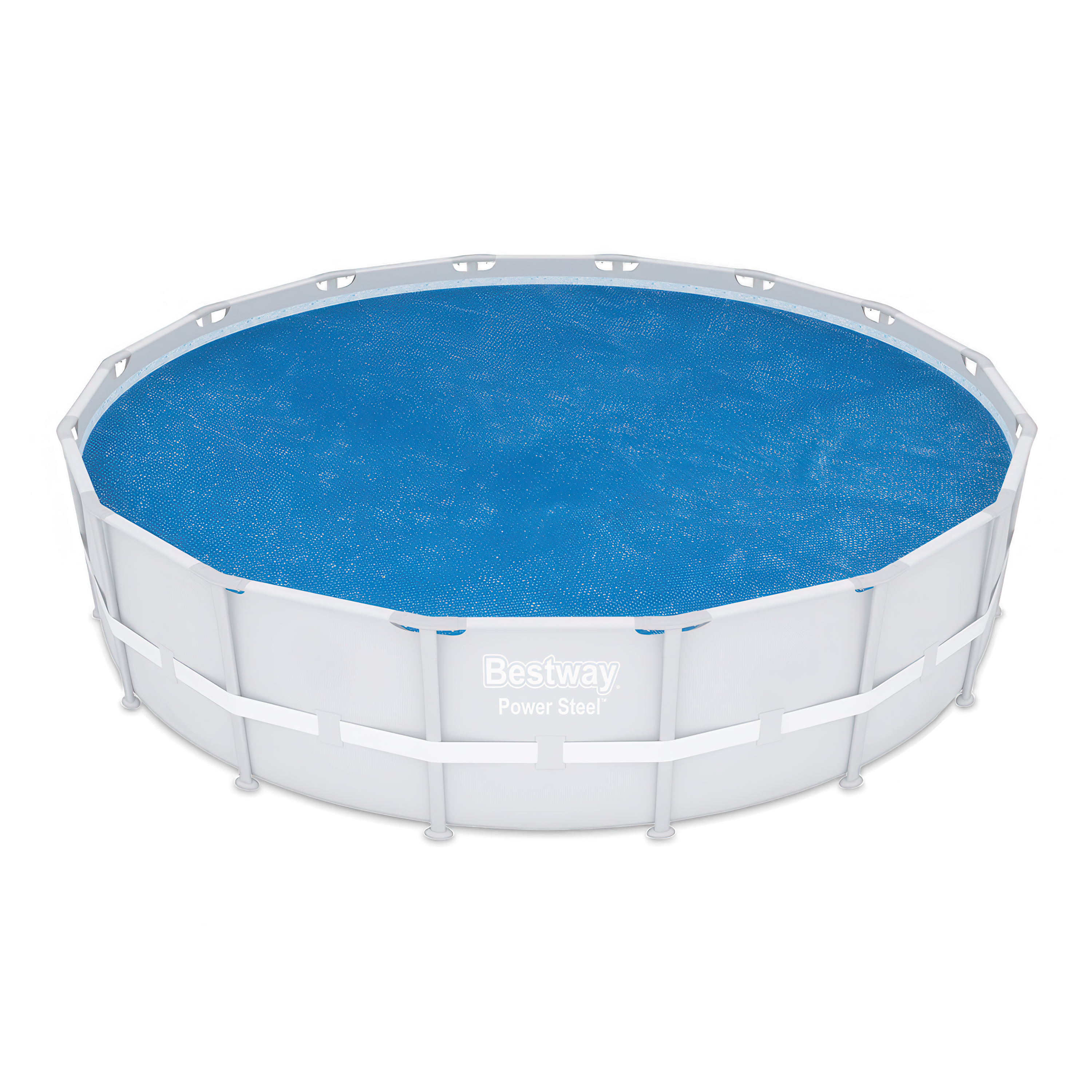 okrągła folia solarna na basen