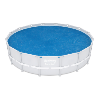 okrągła folia solarna na basen