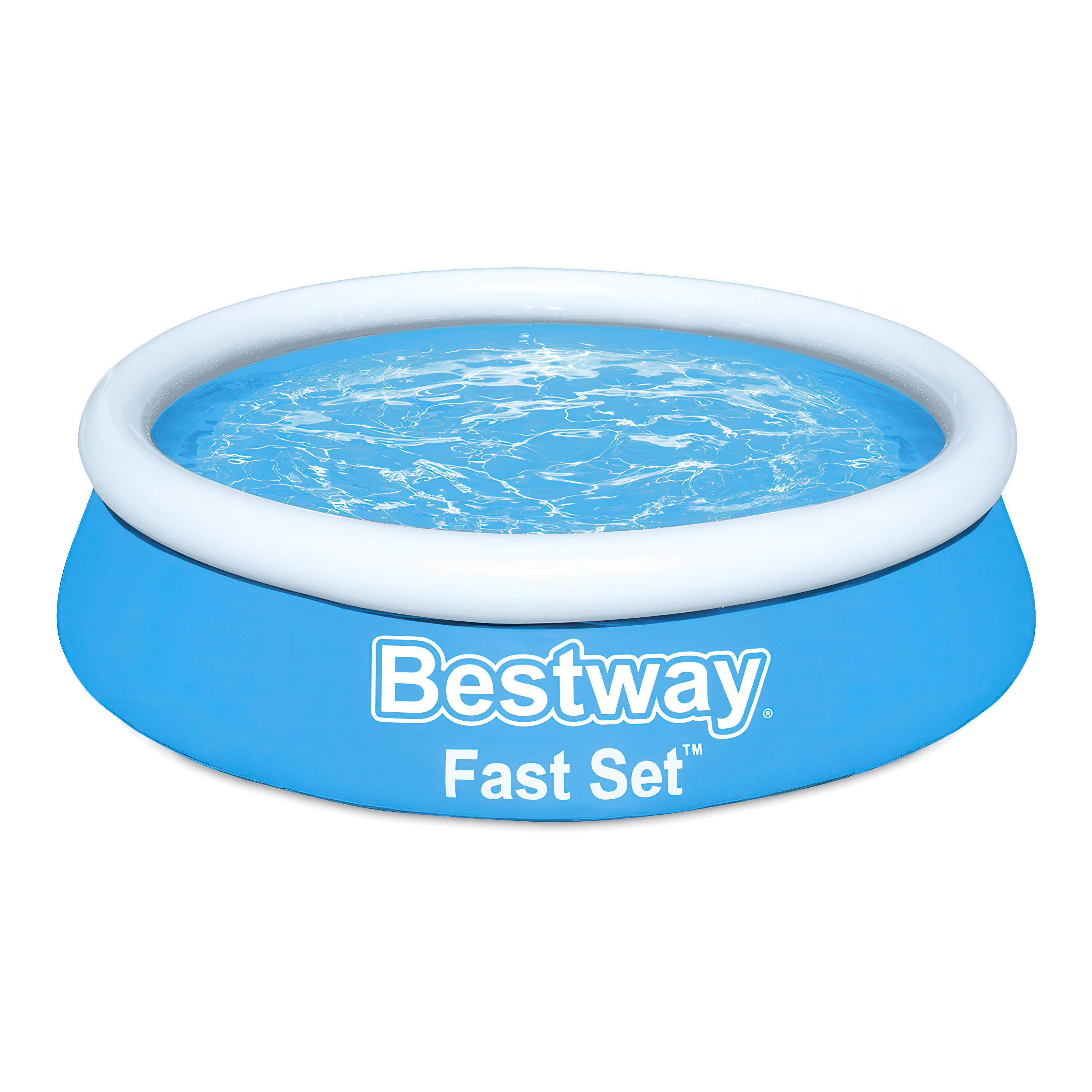 okrągły basen z dmuchanym kołnierzem