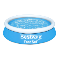Okrągły basen z dmuchanym kołnierzem 1,8 x 0,5 m - BESTWAY 57392