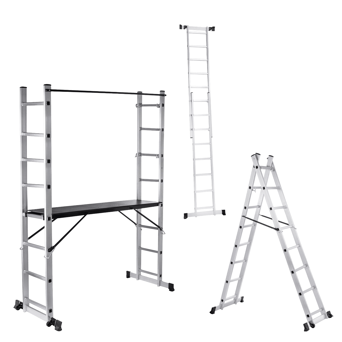 Rusztowanie drabinowe aluminiowe 2x8 – HARDMAISTER