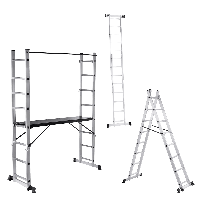Rusztowanie drabinowe aluminiowe 2x8 – HARDMAISTER