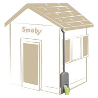 Rynna z konewką i zbionikiem - Smoby
