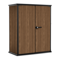 Schowek ogrodowy Deco Vertical 1400L Venetian Brown – Keter