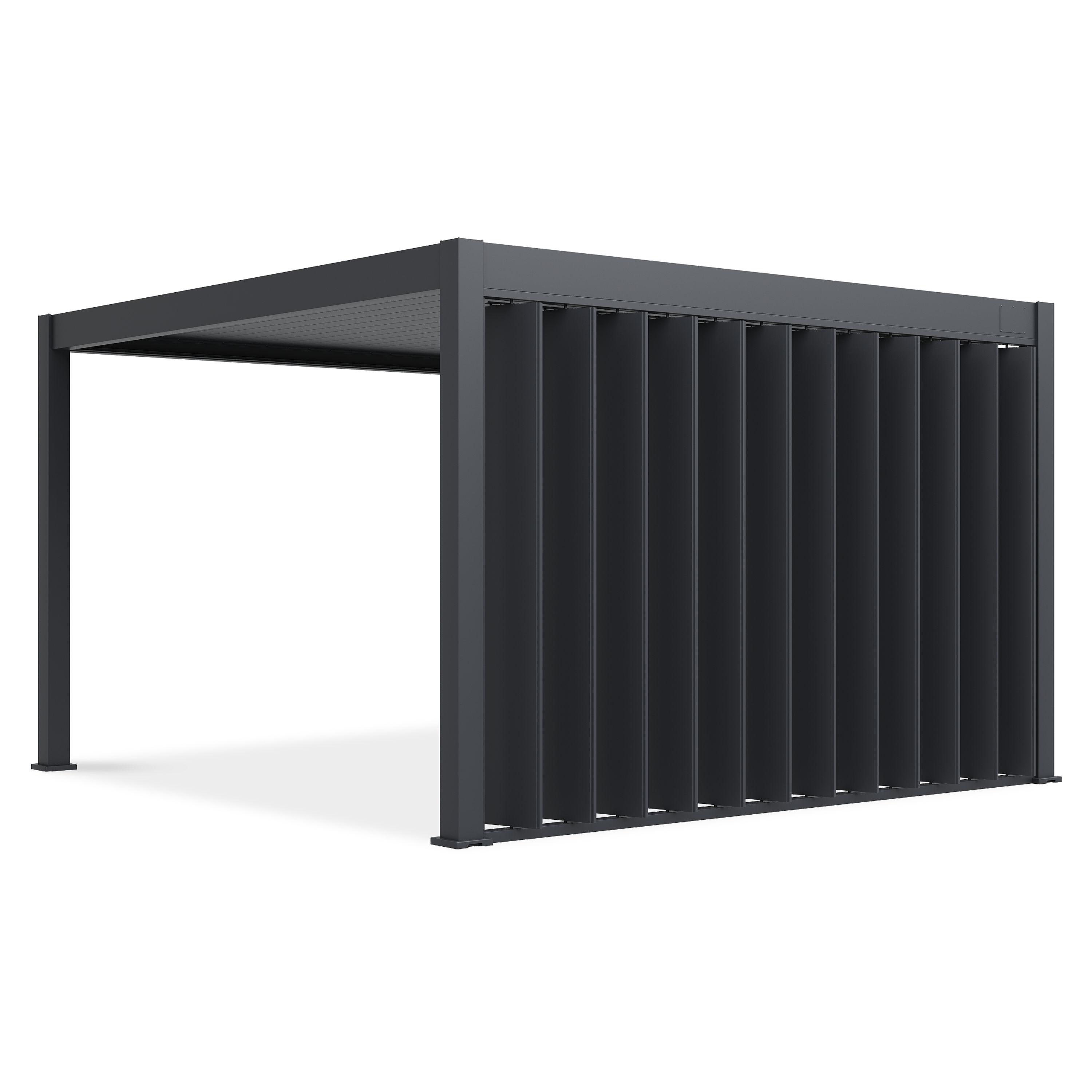 Ściana panelowa regulowana do pergoli ELEGANCE/DELUXE/FUSION 4m Anthracite - Gutroof 