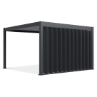 Ściana panelowa regulowana do pergoli ELEGANCE/DELUXE/FUSION 4m Anthracite - Gutroof