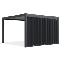 Ściana panelowa regulowana do pergoli ELEGANCE/DELUXE/FUSION 4m Anthracite - Gutroof
