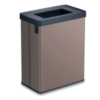 Kosz do segregacji śmieci VERTO 54L perłowy różowy - Curver