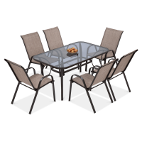 Meble ogrodowe Bologna Brown na taras