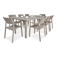 Zestaw ogrodowy Nardi TRILL/LIBECCIO 8+1 Tortora