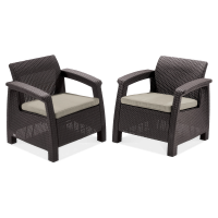Meble ogrodowe CORFU DUO Brown