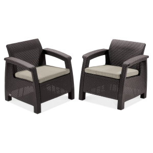 Zestaw mebli CORFU DUO Brown do ogrodu