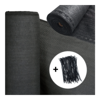 Siatka maskująca w kolorze grafitowym