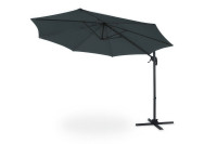 Parasol z masztem bocznym HAVANA 3m Dark Grey - Focus Garden