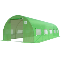 Tunel PODWÓJNE Drzwi 3x8x2 - 24m2 Zielony