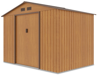 Boczna ściana domku Hudson 277x191 cm Oak Brown