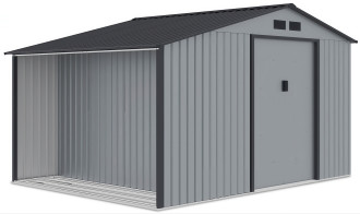 Domek narzędziowy MADISON 342x255cm Light Grey - Hardmaister