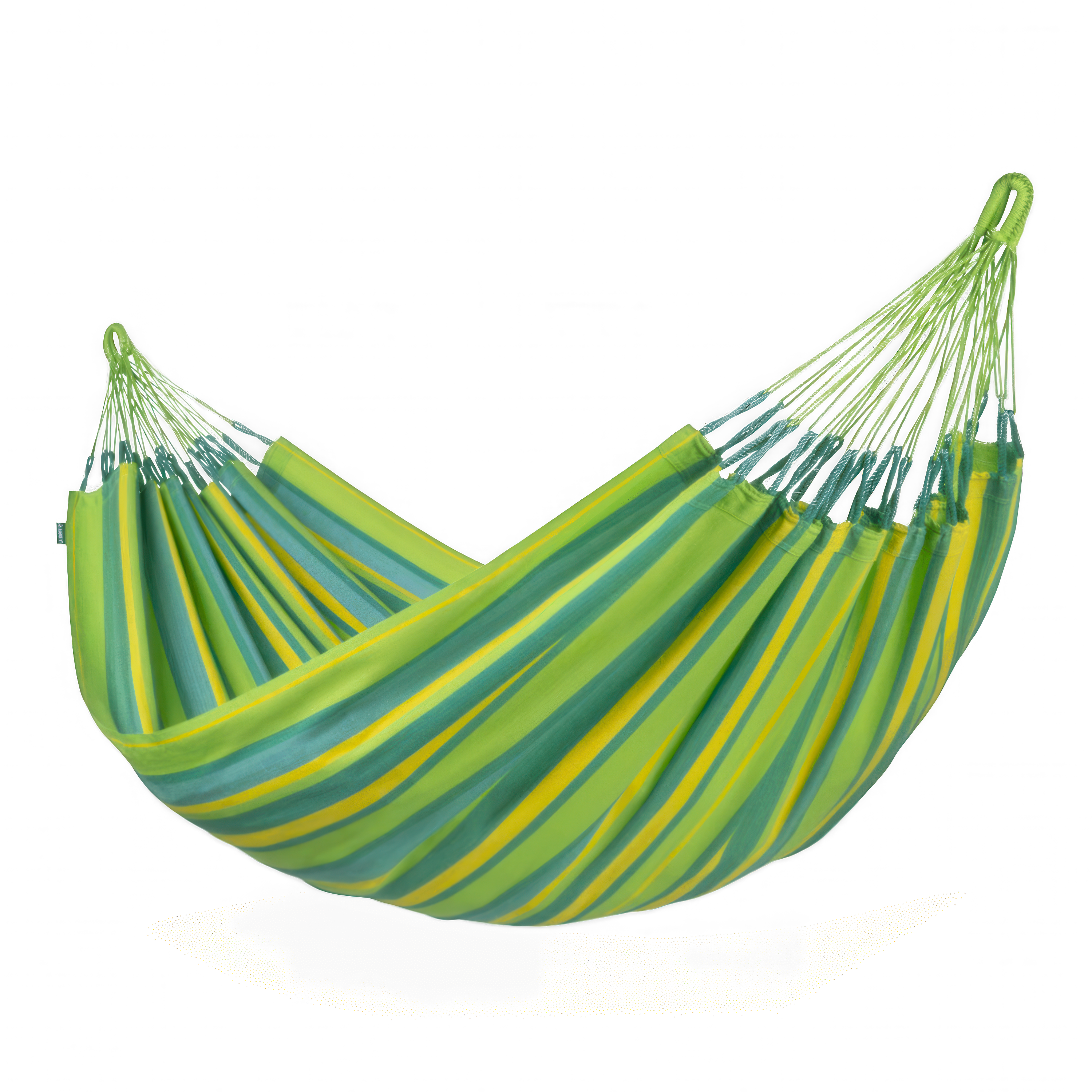 jednoosobowy hamak w kolorze zielonym limonkowym