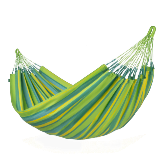 jednoosobowy hamak w kolorze zielonym limonkowym