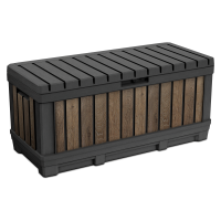 Schowek ogrodowy DECO KENTWOOD 350L Walnut - Keter