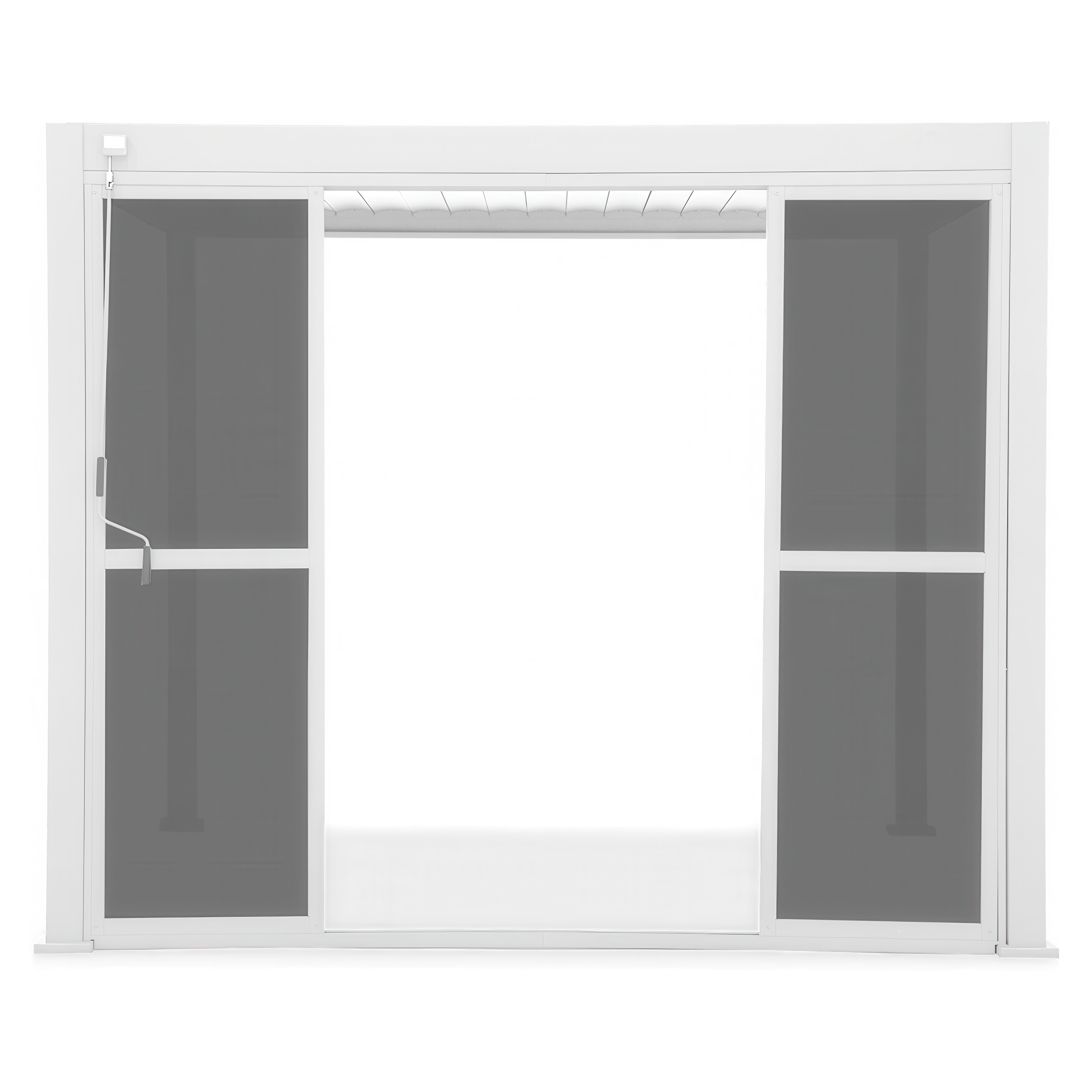 Przesuwne poliwęglanowe drzwi do pergoli premium 3m