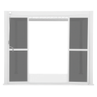 Przesuwne poliwęglanowe drzwi do pergoli premium 3m