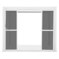 Przesuwane drzwi z poliwęglanu do pergoli PREMIUM 3m white - GUTROOF