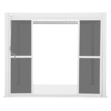 Przesuwne poliwęglanowe drzwi do pergoli premium 3m