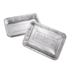 dwie miski aluminiowe ociekowe