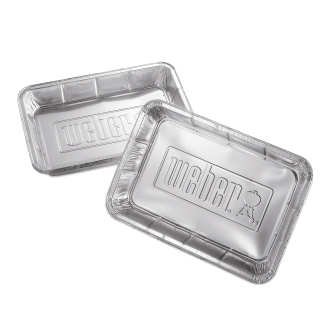 dwie miski aluminiowe ociekowe