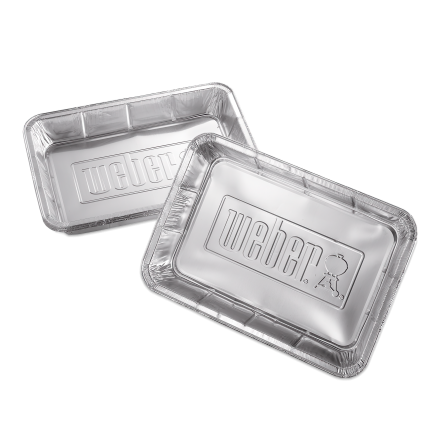 dwie miski aluminiowe ociekowe