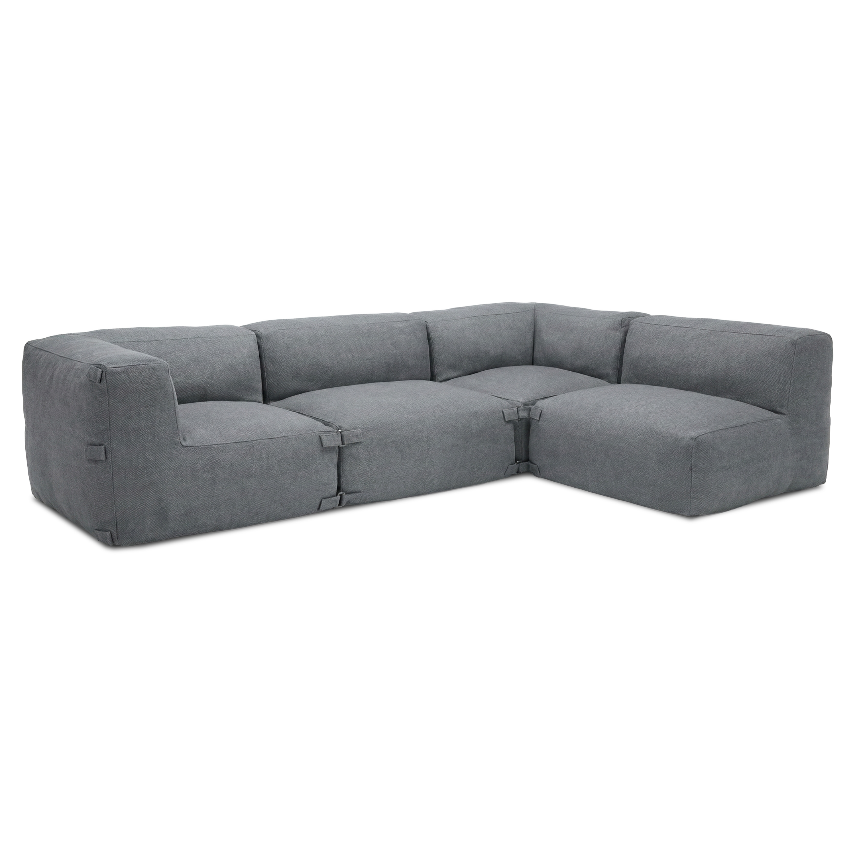 Narożnik do ogrodu modułowy ALORA Comfort Grey - Bjørkka