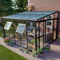 Ogród zimowy SOHO Black 364x290cm PC + Glass - Gutroof