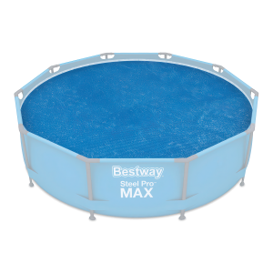 okrągła osłona solarna do basenu ogrodowego