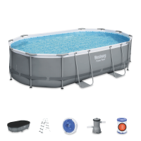 Basen naziemny z zestawem POWER STEEL 4,8x3x1m - Bestway 56448