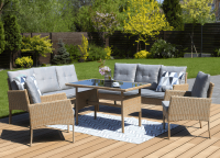 Zestaw technorattanowy CORTINA FAMILY Beige