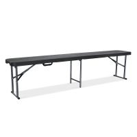 Ławka składana CATERINGOWA 180 cm Graphite Wood - Bjørkka